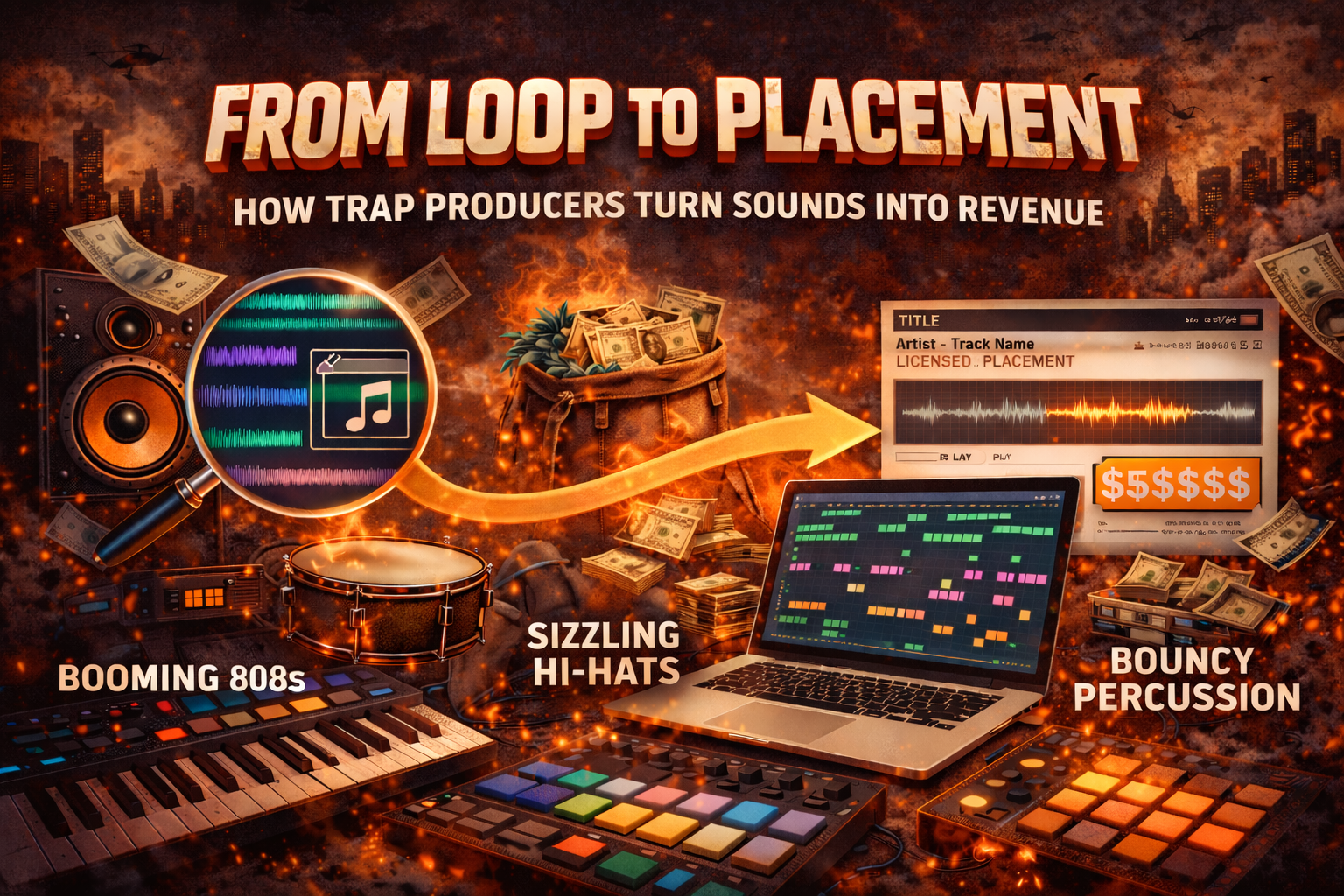 From Loop to Placement: How Trap Producers Turn Sounds into Revenue